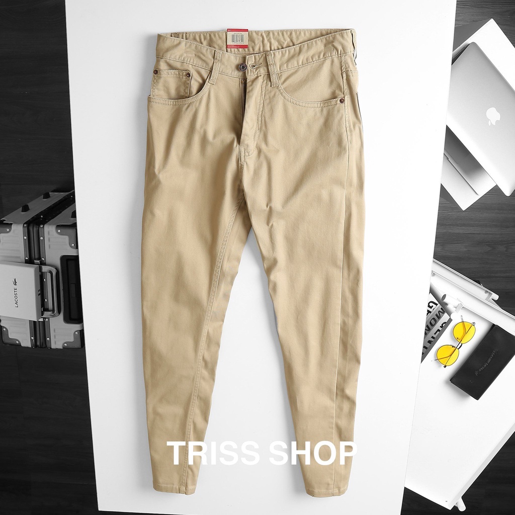 Quần Dài Kaki Nam Levis 5 Dáng Trơn Co Giãn Thoải Mái