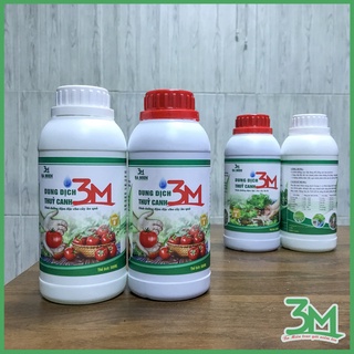 1lít dinh dưỡng thủy canh 3M cho cây thủy canh ăn lá, ăn quả