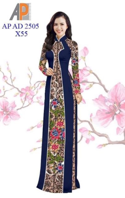 Vải áo dài hoa văn