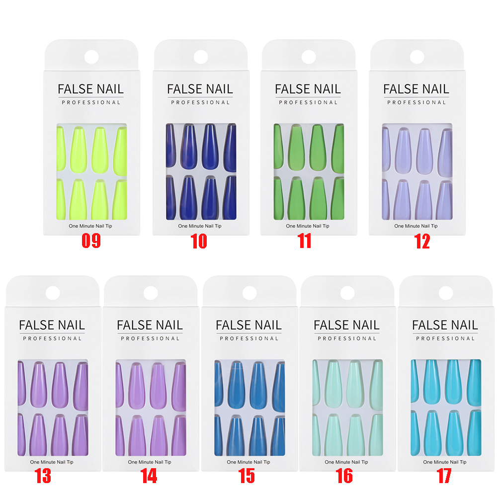 (Hàng Mới Về) Bộ 20 Móng Tay Giả Thời Trang Cho Nữ