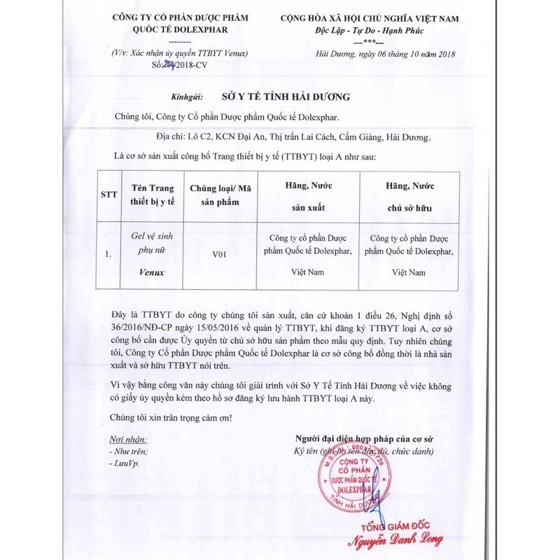 Gel  phụ nữ Venux tinh chất vàng