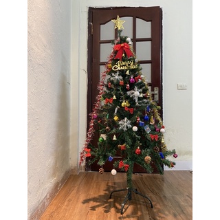 Cây thông Noel cao 1m5 CHÂN SẮT (full phụ kiện)