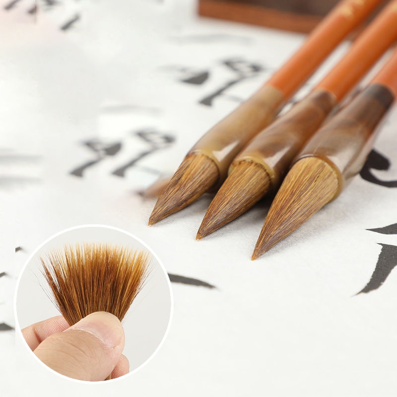 Cọ vẽ thư pháp màu nước theo phong cách Trung Hoa tùy chọn kích thước