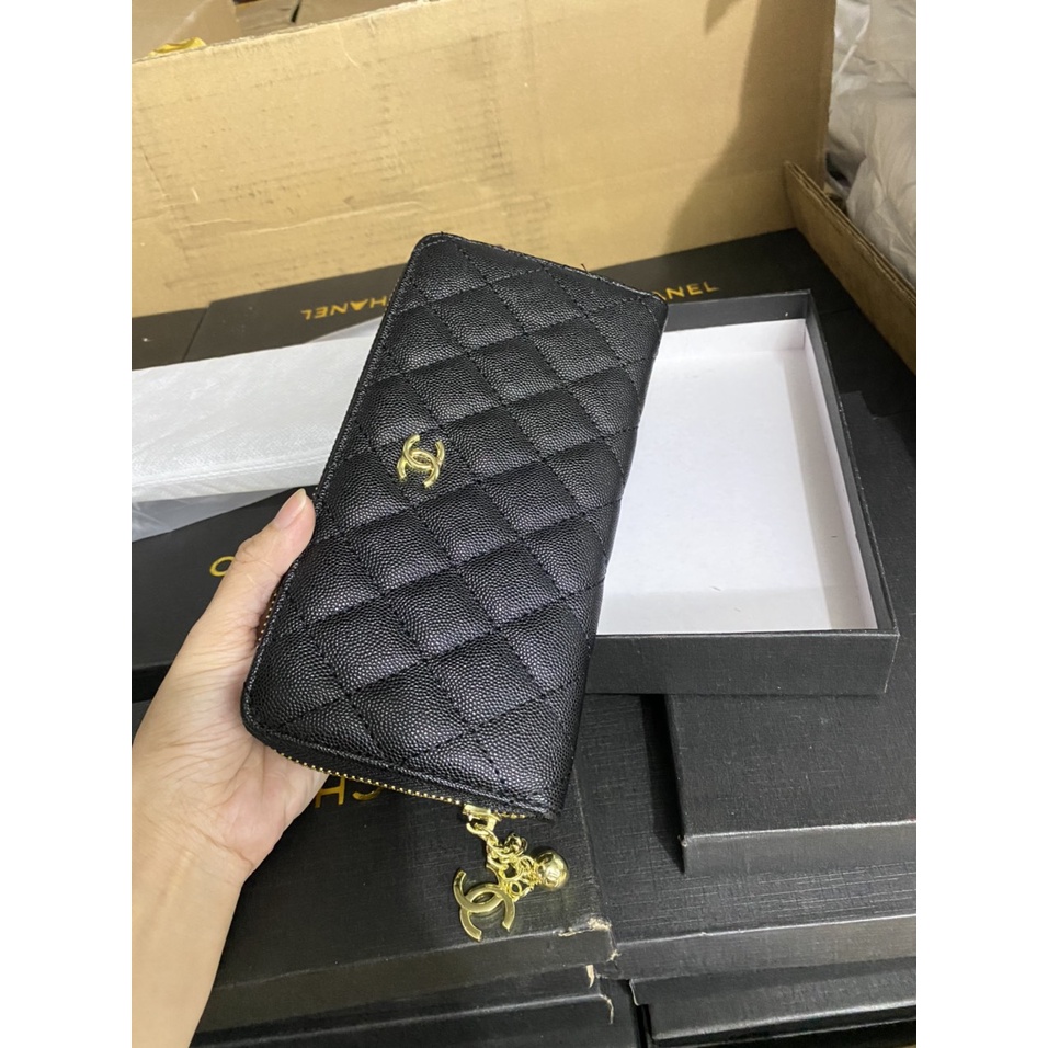 Ví cầm tay trần trám chà neo fullbox hàng qc
