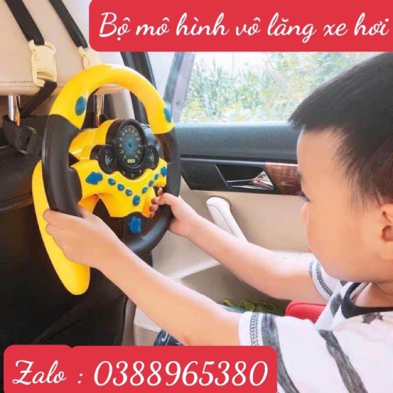 Vô lăng xe hơi trẻ em - vô lăng ô tô đồ chơi cho bé