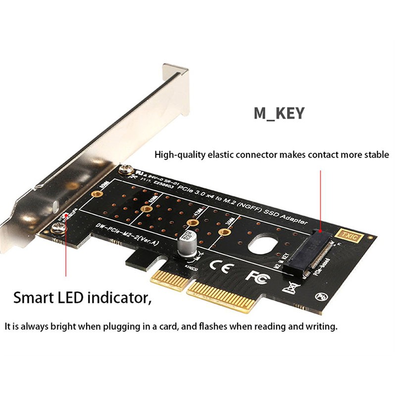 sweeter Card Chuyển Đổi Từ Msata Pcie M.2 M Key Ssd Sang 16x | BigBuy360 - bigbuy360.vn