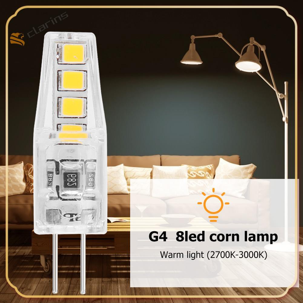 CLARINS Đèn Led Quả Bắp G4 Smd2835 8 Bóng 220v 2w