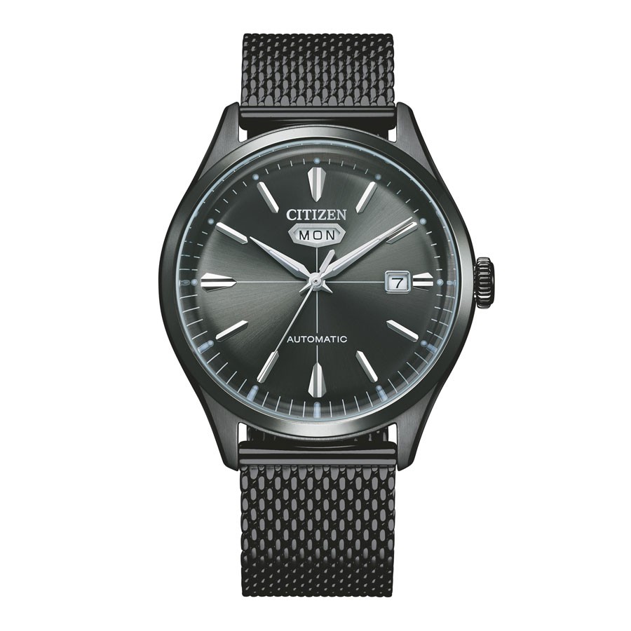 Đồng Hồ Citizen C7 Unisex Dây Thép Không Gỉ NH8397-80H - Mặt Đen