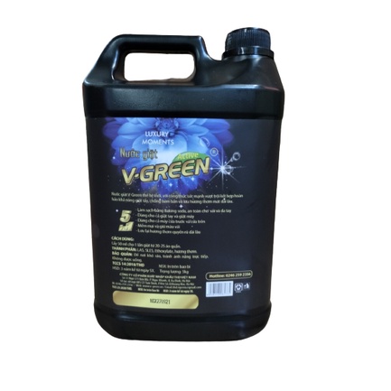 Nước giặt Vgreen 5 Lít hương Love Violet