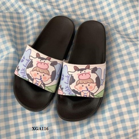 XGA116 Dép bò sữa dễ thương (HÀNG ORDER)