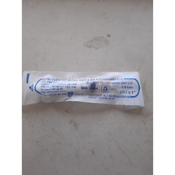 1 Bộ ống tiêm + kim tiêm thuốc chó, mèo