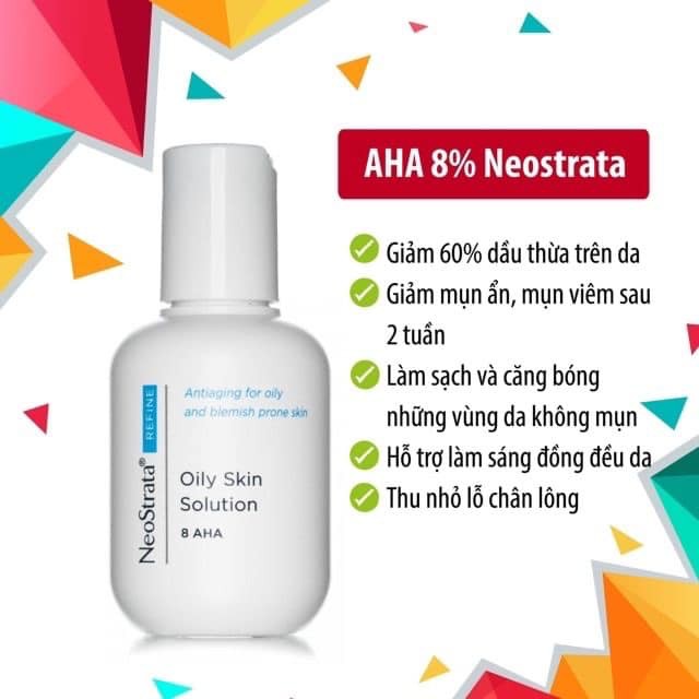 Tẩy Tế Bào Chết Hóa Học Neostrata oily skin solution 8 AHA