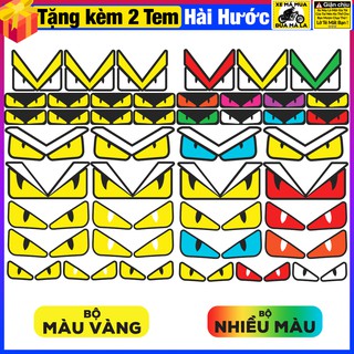 Bộ 22 Tem Fendi - Hình Dán Fendi Tem Dán Trang Trí Xe Máy Mũ Bảo Hiểm - Chống Thấm Nước