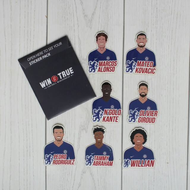 Bộ Sưu Tập Sticker Đội Bóng Chelsea