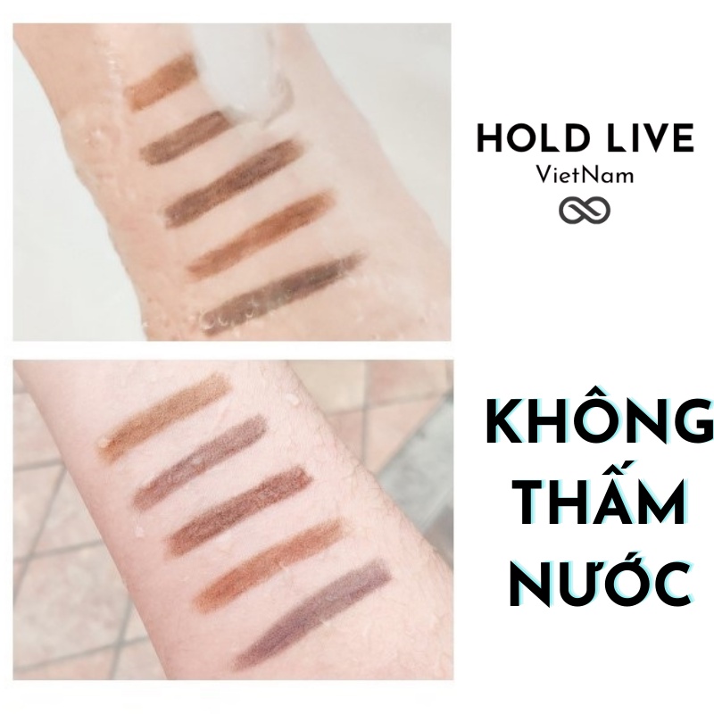 [Có sẵn] Chì kẻ mày Hold Live Slim Brow HL229 nội địa trung chính hãng [Hàng Auth - Chọn màu]