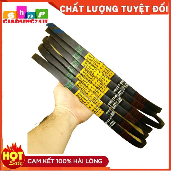 [FreeShip] Dây coroa máy rửa xe ô tô, máy rửa xe máy (Xuất xứ Thái Lan) - Bản A35, A36, A37, A38,  A39, A40, B52, B66