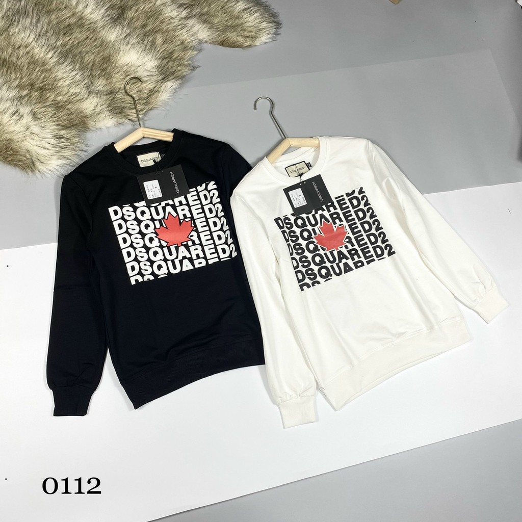 Áo nỉ nam bo gấu DSQ