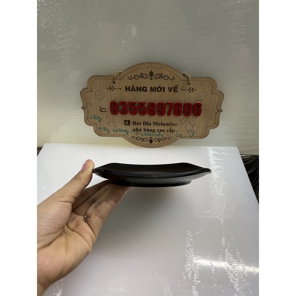 Đĩa Vuông kiểu Nhật 100% Melamine  15cm