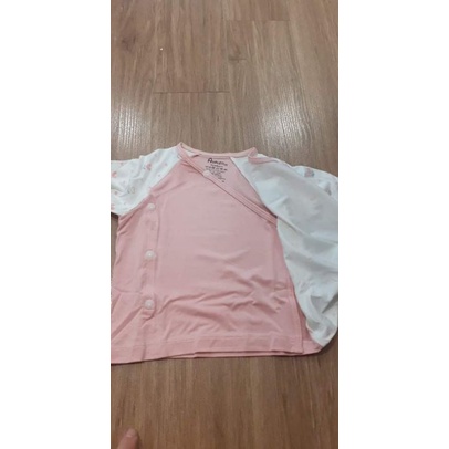 Avaler - Bộ dài tay cài chéo 2 vạt ấm ngực cho bé 3-7kg