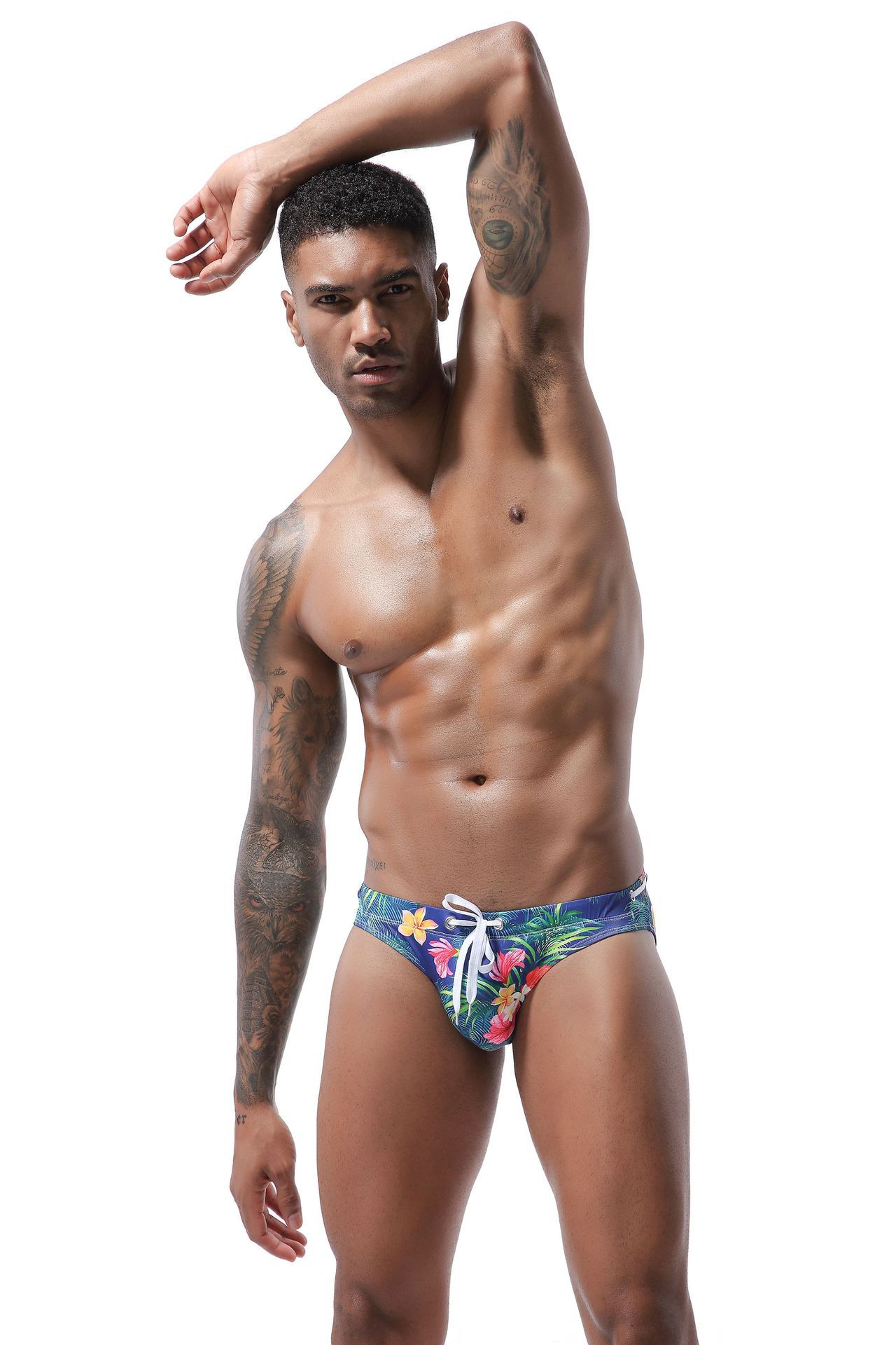 Quần Bơi Eo Thấp In Họa Tiết Màu Sắc Trẻ Trung Cho Nam U001 | BigBuy360 - bigbuy360.vn