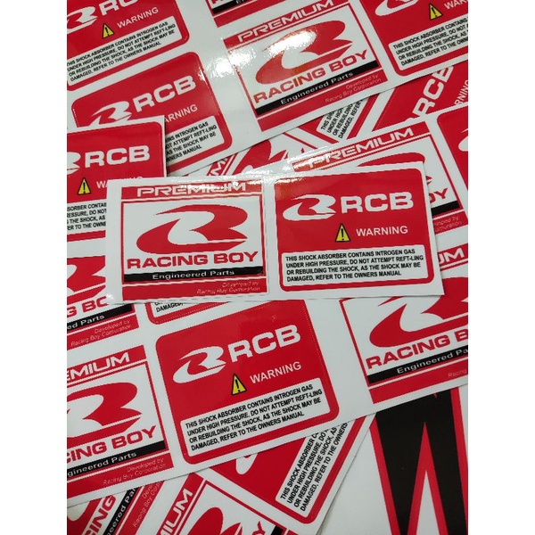 Tem Logo Rcb - Racing Boy Kích Thước 7x6cm Sale Rẻ