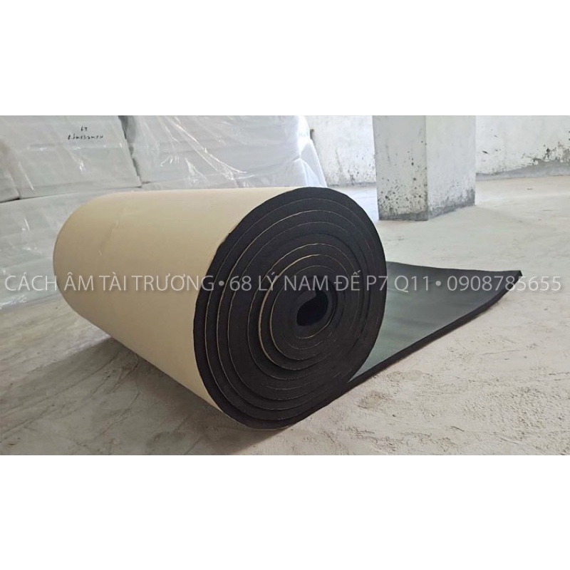 CAO SU 1CM CHỐNG CHÁY CHỐNG RUNG - 1 MẶT KEO