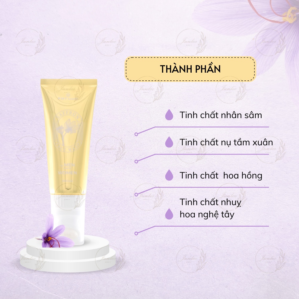 Sữa rửa mặt dịu nhẹ phúc minh tâm 120gr, sữa rửa mặt nam nữ cho da dầu mụn khô nhạy cảm – junlee làm đẹp chính hãng