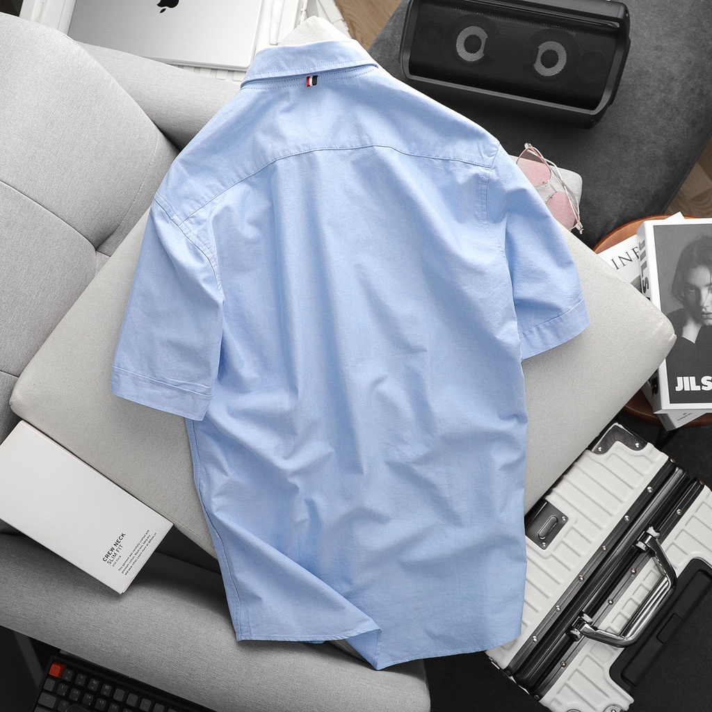 Áo Sơ Mi Nam WB Short Sleeve , Chất Polyester Thoải Mái , SM006048,SOMEHOW