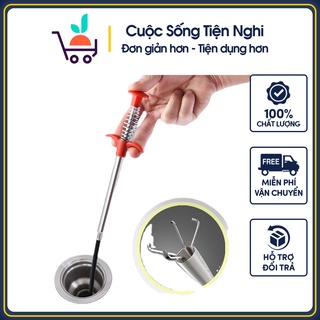 Dây gắp rác thông cống