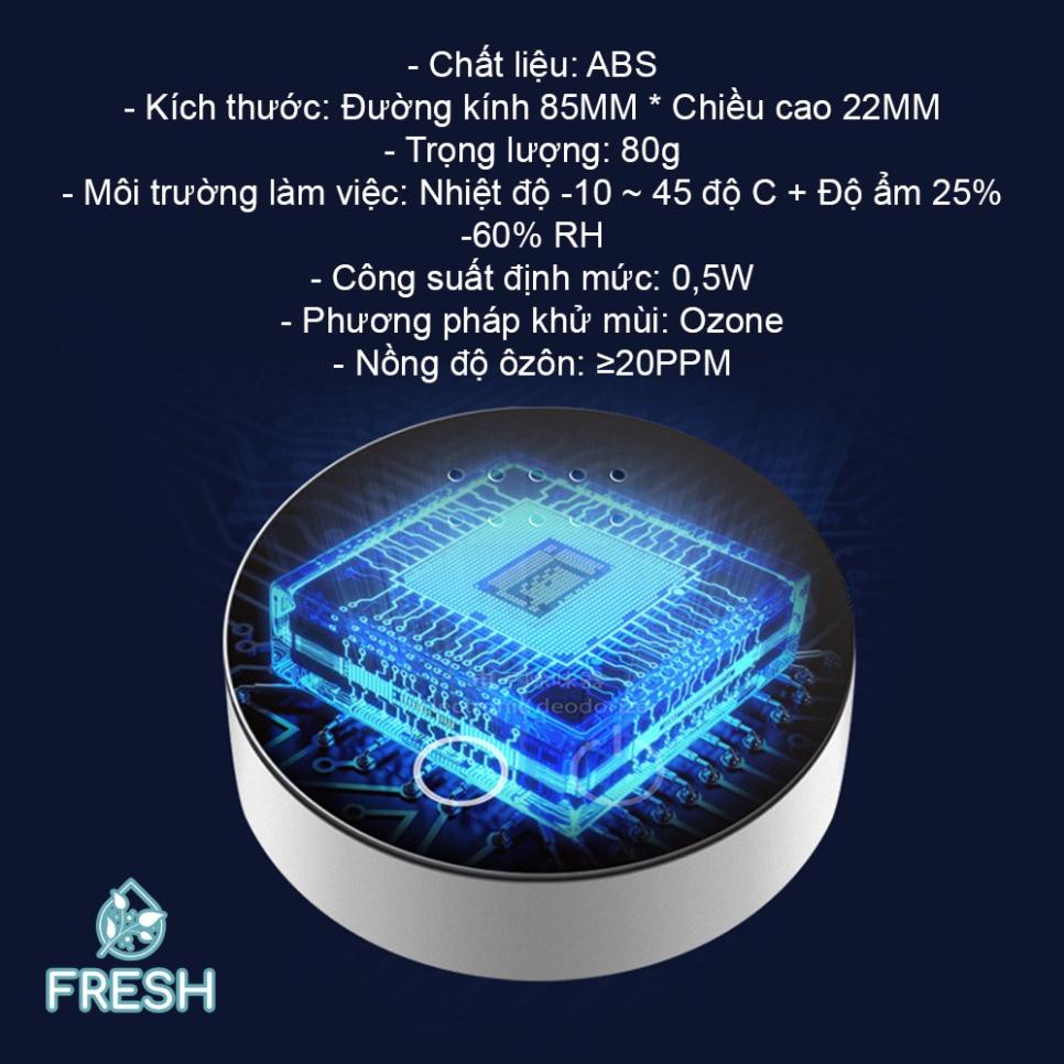 Máy Lọc Không Khí Khử Mùi Sát Khuẩn Đa Năng Mini Dùng Cho Nhà Vệ Sinh, Phòng Ngủ Tiện Lợi Fresh