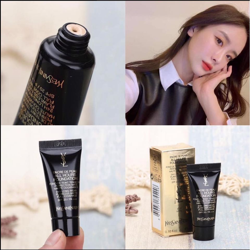 (Mini unbox) Kem nền YSL Touche Éclat All Hours Foundation 5mL