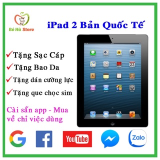 Máy tính bảng Apple iPad 2 - Hàng cũ - 32GB, Wifi + 3G, 9.7 inch
