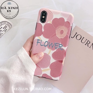 Ốp Lưng iPhone Nhám Hoa Đào - Dày Dặn - Họa Tiết Đẹp Xuất Sắc