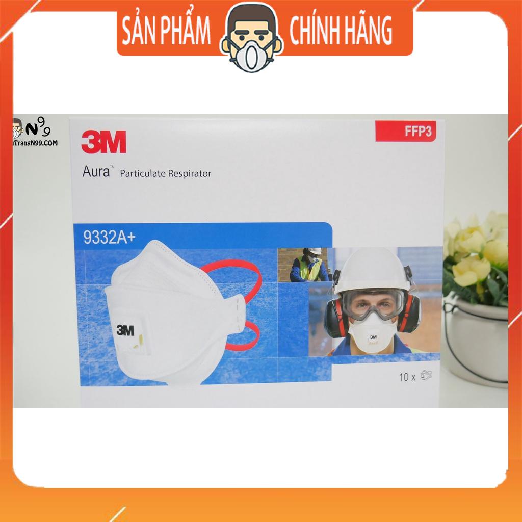 Khẩu trang FFP3 3M 9332A+ chuẩn Anh Quốc Made In Singapore