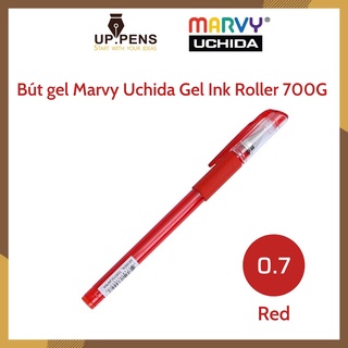 Bút gel marvy uchida gel ink roller 700g cỡ ngòi 0.7mm – màu đỏ