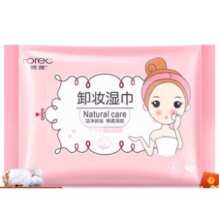 Khăn tẩy trang 𝑭𝒓𝒆𝒆𝒔𝒉𝒊𝒑 Khăn giấy tẩy trang Rorec Natural Care 25 tờ tiện dụng