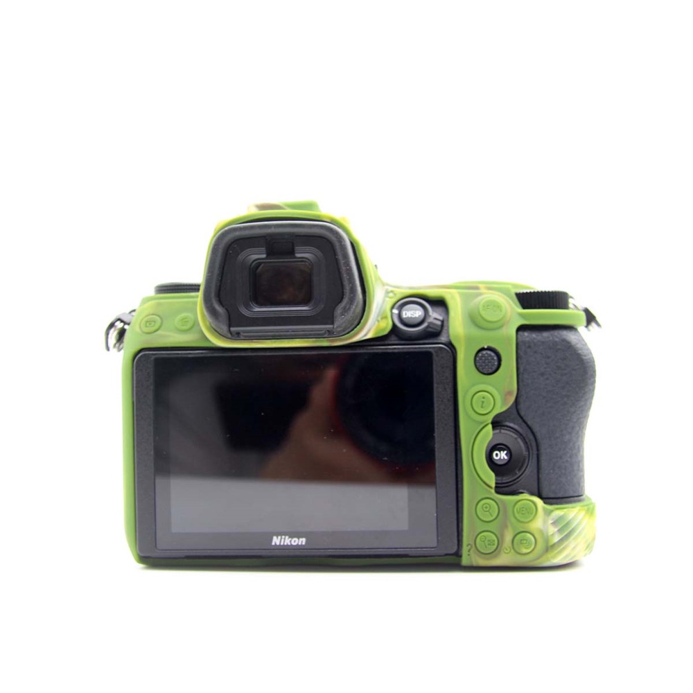 Vỏ Bảo Vệ Máy Ảnh Nikon Z7II Z6II Z5 Bằng Silicone + 3 Vòng Đệm Cao Su