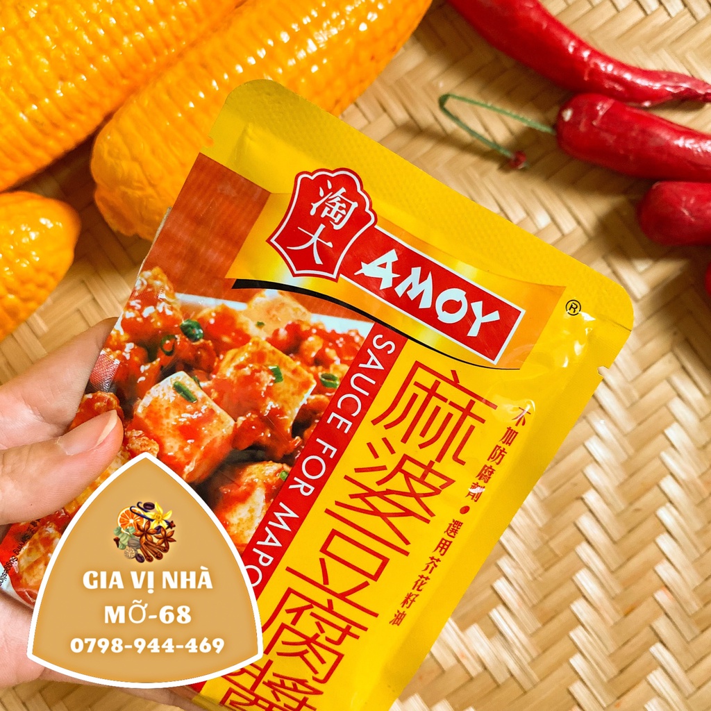 Sốt Đậu Hủ Tứ Xuyên Mapo Tofu Amoy Hồng Kong - gói 80gr