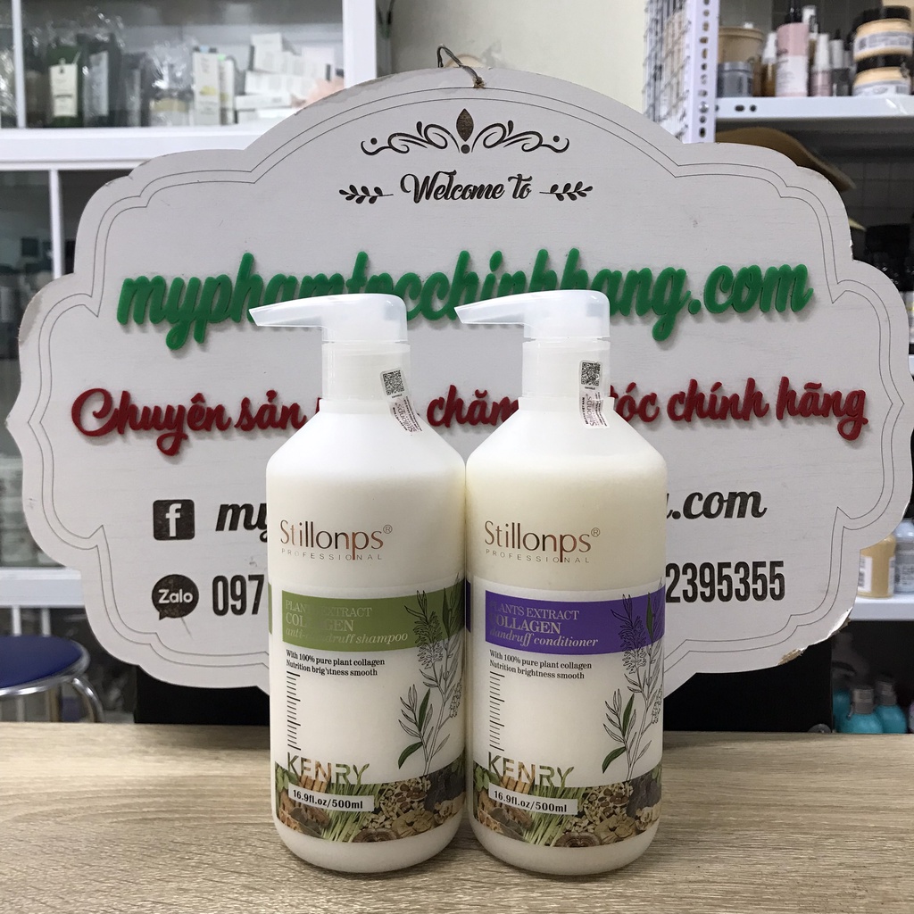 Dầu gội xả dưỡng sinh ngăn ngừa gàu Kenry Stillonps 500ml - 1000ml
