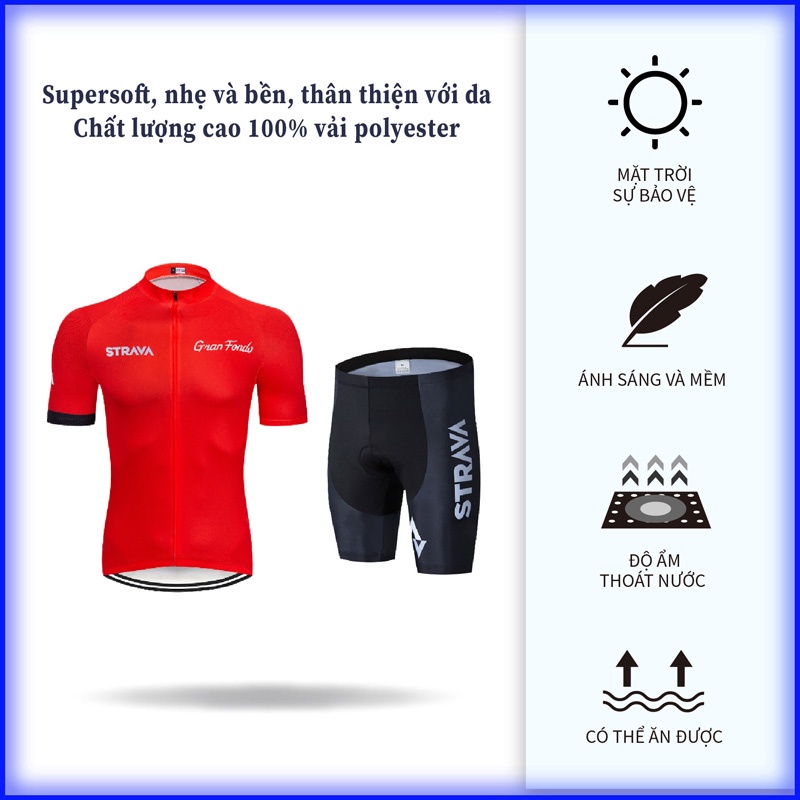 Quần short đi xe đạp có đệm gel MTB dành cho người đi xe đạp / Quần short đi xe đạp / Quần ngắn đi xe đạp Bộ Jersey đi xe đạp