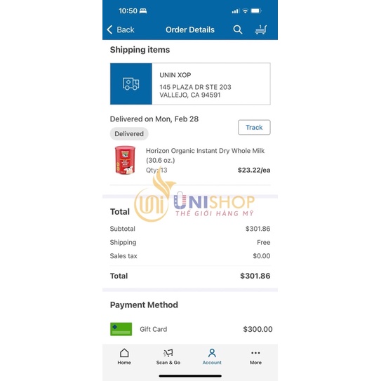 Sữa Horizon Organic Dry Whole Milk Date24- Sữa tươi dạng bột hữu cơ Organic Horizon 870gr