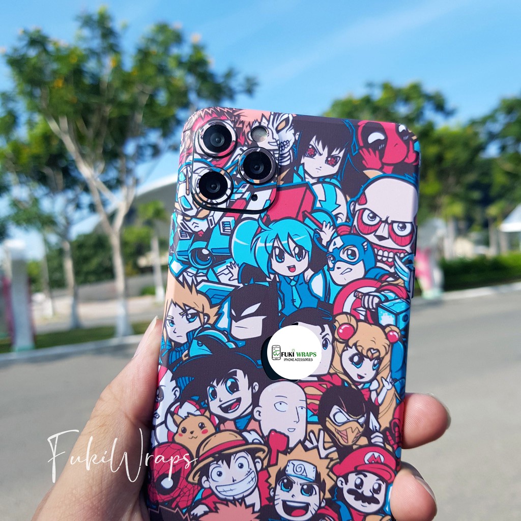 Tấm dán Skin FULL VIỀN Dành Cho 12 Pro Max 11 Pro max X XS XR XSMAX 6Plus 7Plus 8Plus ip5 ip6 ip7 ip8