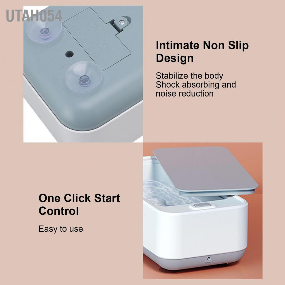 Máy làm sạch bằng sóng siêu âm sạc USB ngăn ngừa trượt rửa trang sức đồng hồ