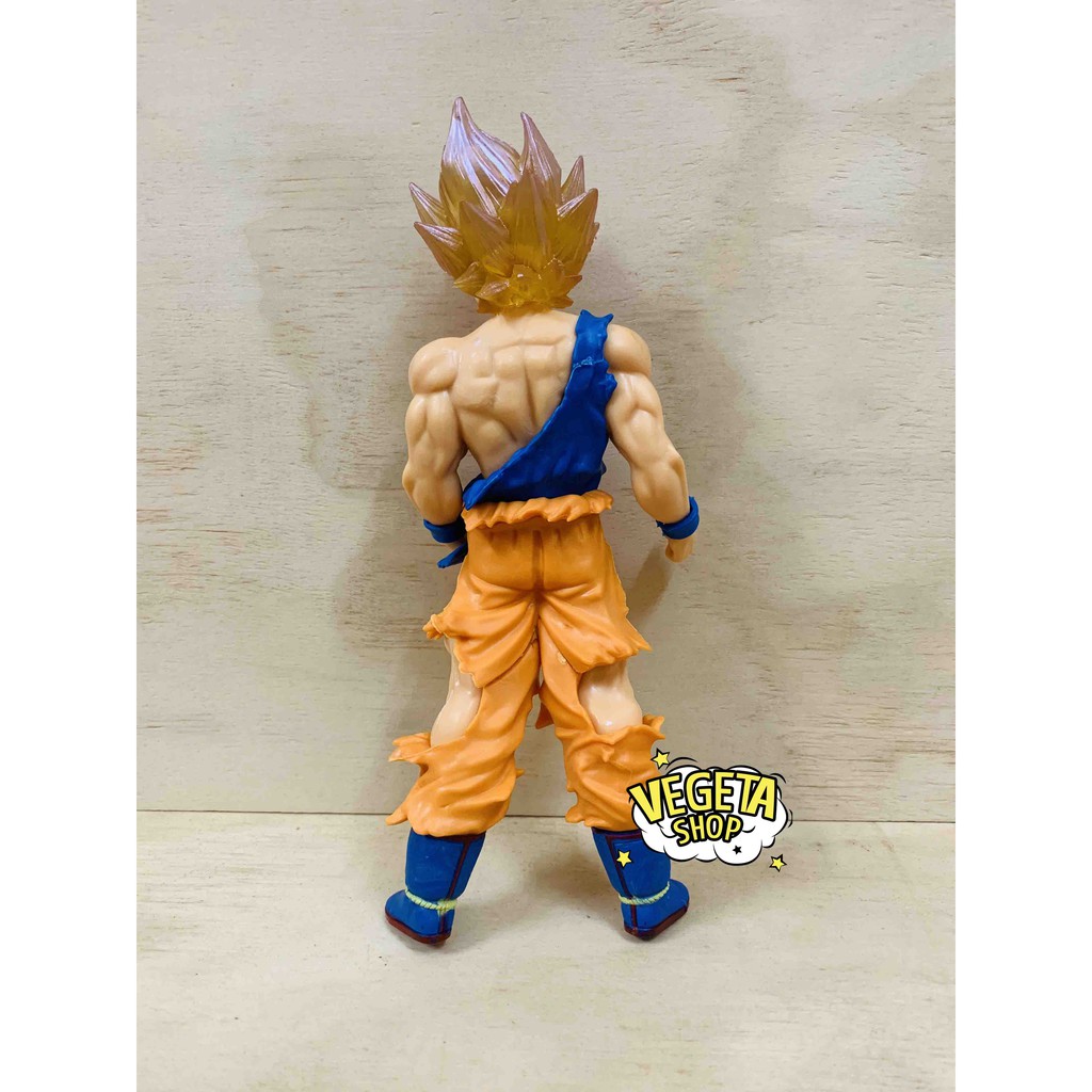 Mô hình Dragon Ball Z - Mô hình Songoku Son Goku Super Saiyan SSJ - Goku tóc vàng vận nội công 3 - Cao 18cm