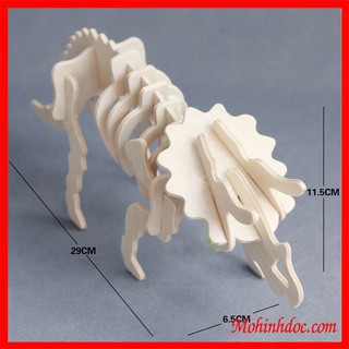 Đồ chơi lắp ráp Mô hình Khủng long Triceratops