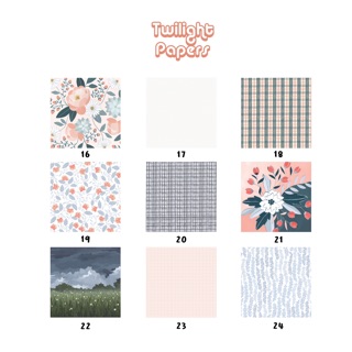 GIẤY HOẠ TIẾT, GIẤY SCRAPBOOK - TWILIGHT PAPERS