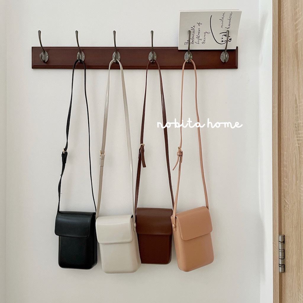 NOOBITA - Túi da hộp chữ nhật đeo chéo 7734