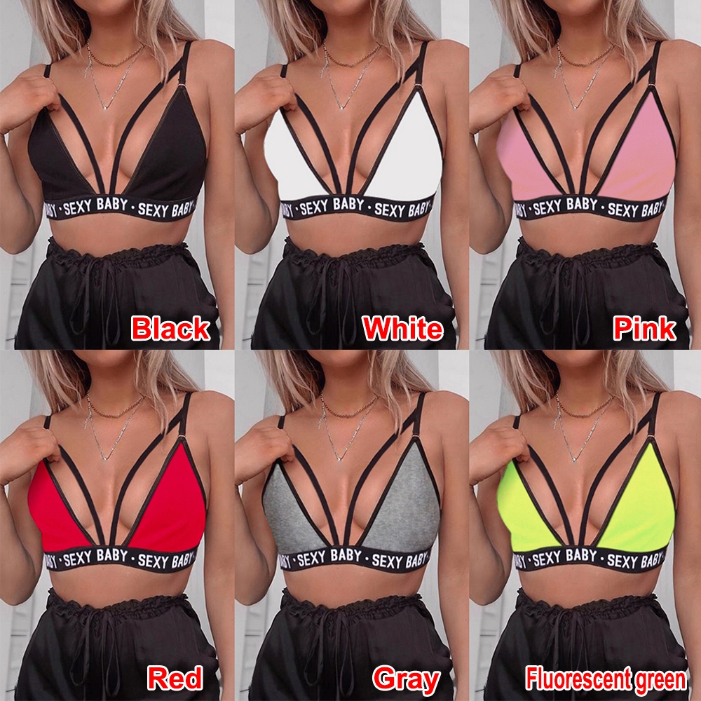 Áo nịt ngực thể thao in chữ quyến rũ | BigBuy360 - bigbuy360.vn