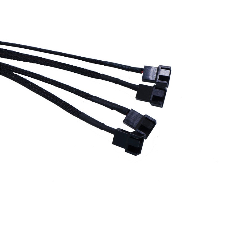 Dây cáp Molex to 4pin 1 ra 4 - Dùng được cho chân 3pin và 4pin, hỗ trợ cắm nguồn psu