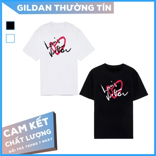 Áo phông lv trái tim , mẫu mới 2022 , chất vải co dãn cao cấp ,áo thun lv chất liệu cotton in nổi